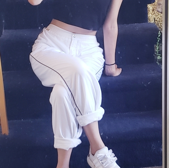 Champion Pants - Vtg Champion joggers white track pants